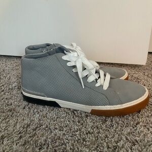 Ankle Grey Sneakers